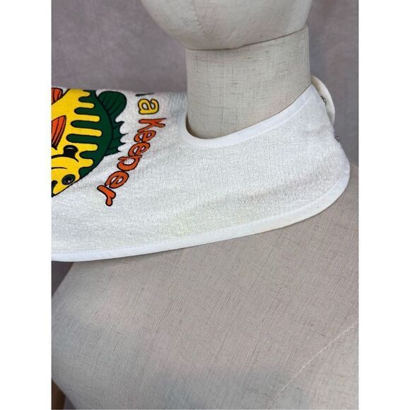 Vintage Baby Bib Fish I’m a Keeper 90s Fishing Baby - Picture 5 of 7